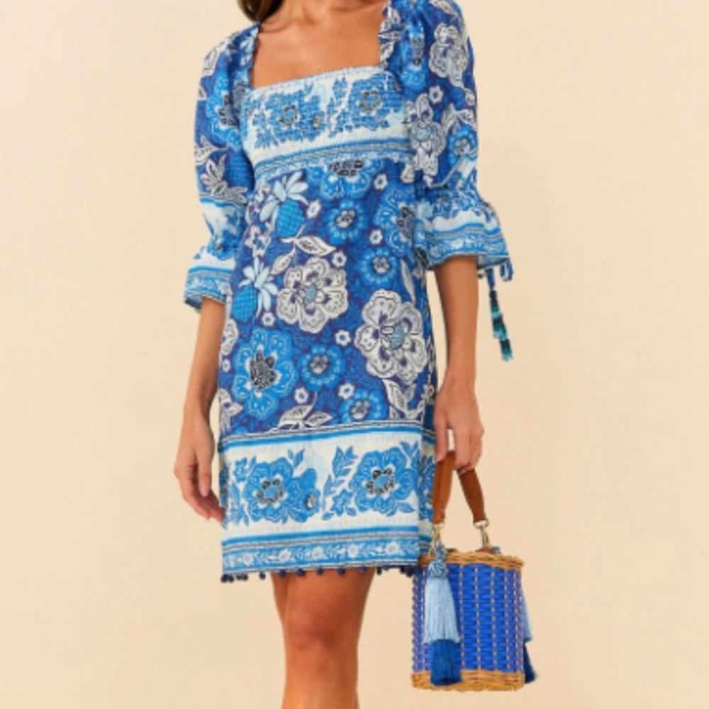 Farm Rio Full Of Flowers Dress